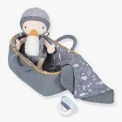 Poupon LITTLE DUTCH Bébé Jim Et Ses Accessoires Bleu - Little Dutch