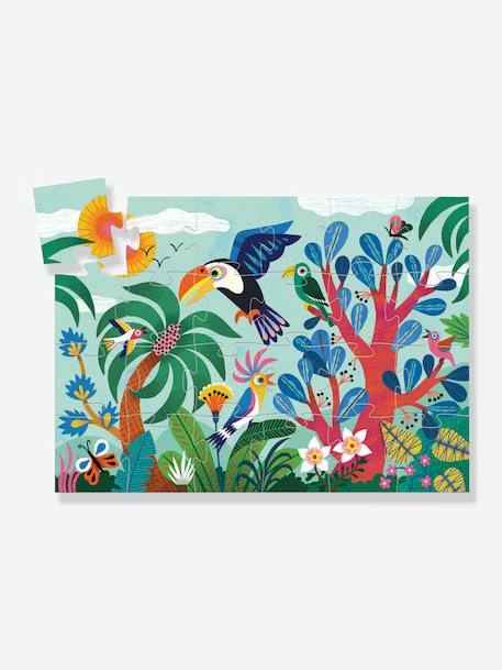Puzzle 24 Pièces Coco Le Toucan DJECO Bleu - Djeco – Image 2
