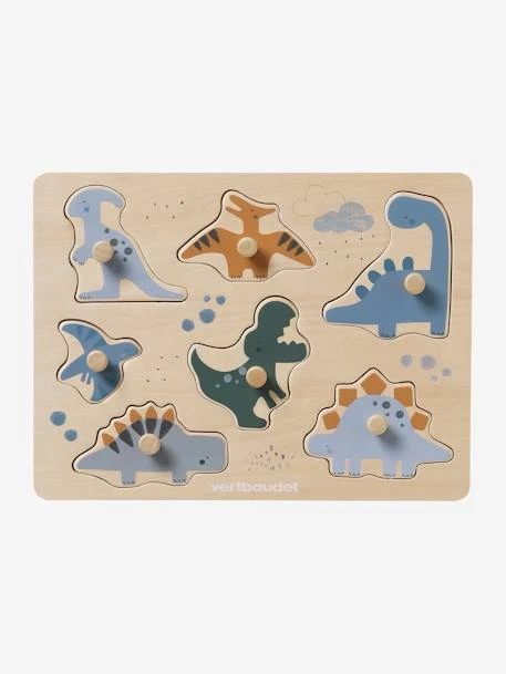 Puzzle Bouton Dinosaures En Bois FSC® Multicolore - Vertbaudet – Image 3