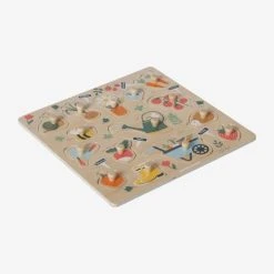 Puzzle Boutons Jardin En Bois FSC® Multicolore - Vertbaudet