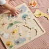Puzzle Boutons Jungle En Bois FSC® Multicolore - Vertbaudet