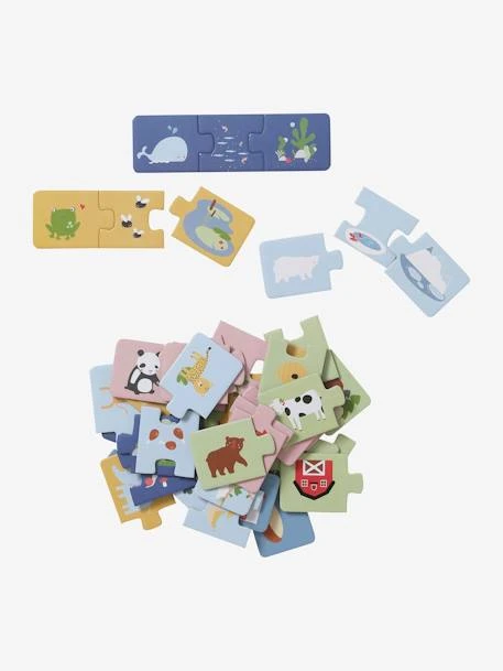 Puzzle D'association Trio - Les Animaux Multicolore - Vertbaudet 2 Puzzle D'association Trio - Les Animaux Multicolore - Vertbaudet – Image 2