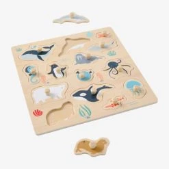 Puzzle De La Banquise En Bois FSC® Multicolore - Vertbaudet