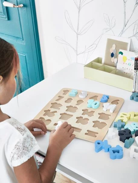 Puzzle Des Chiffres En Bois FSC® Multicolore - Vertbaudet – Image 2