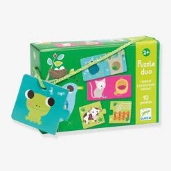 Puzzle Duo Habitat - DJECO Multicolore - Djeco