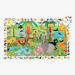 Puzzle Observation La Jungle 35 Pièces DJECO Multicolore - Djeco