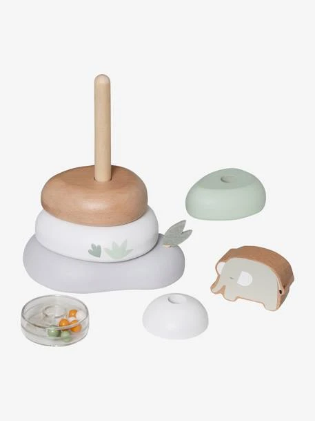 Pyramide à Empiler En Bois FSC® Rose - Vertbaudet – Image 5