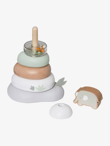 Pyramide à Empiler En Bois FSC® Rose - Vertbaudet – Image 6