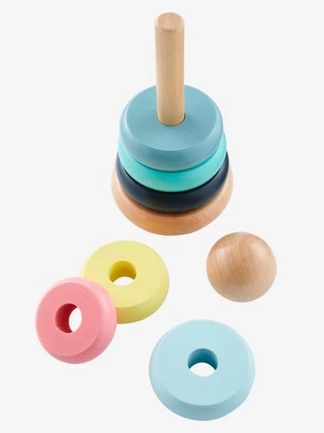 Pyramide D'éveil En Bois FSC® Multicolore - Vertbaudet – Image 2