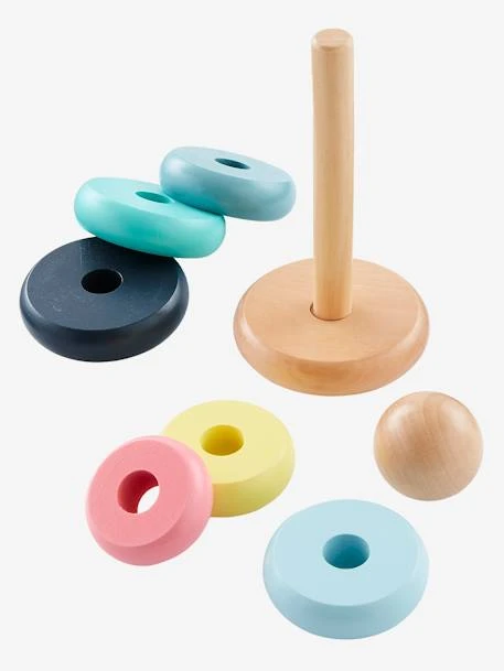 Pyramide D'éveil En Bois FSC® Multicolore - Vertbaudet – Image 3