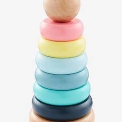 Pyramide D'éveil En Bois FSC® Multicolore - Vertbaudet