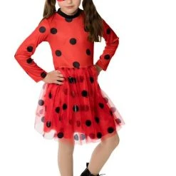 Robe Tutu Ladybug - Taille Unique (5-8 Ans) - Miraculous - RUBIE'S Rouge - Rubie's