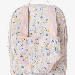 Sac à Dos Porteur Poupon En Gaze De Coton Rose - Vertbaudet