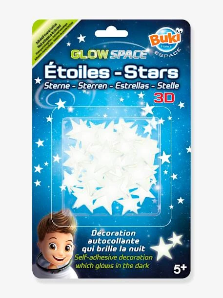 Stickers étoiles 3D BUKI Blanc - Buki