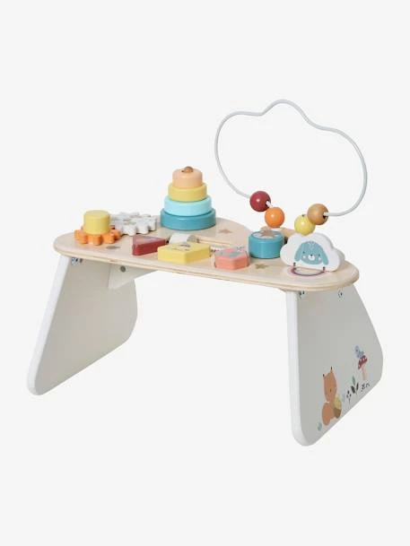 Table Basse D'activités Nuage Les Amis De La Forêt En Bois FSC® Blanc - Vertbaudet 2 Table Basse D'activités Nuage Les Amis De La Forêt En Bois FSC® Blanc - Vertbaudet – Image 2