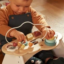 Table Basse D'activités Nuage Les Amis De La Forêt En Bois FSC® Blanc - Vertbaudet