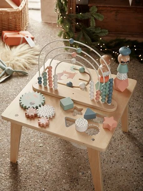 Table D'activités Arc-en-ciel En Bois FSC® Multicolore - Vertbaudet – Image 2