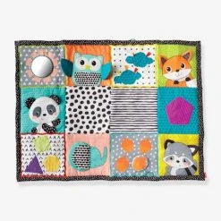Tapis De Jeu Multi Activités Sensoriel Géant Infantino Vert - Infantino