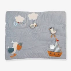 Tapis De Parc - Sailors Bay - LITTLE DUTCH Bleu Grisé - Little Dutch