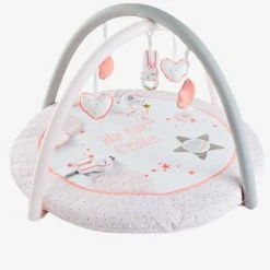Tapis D'éveil Féérie écru/rose - Vertbaudet