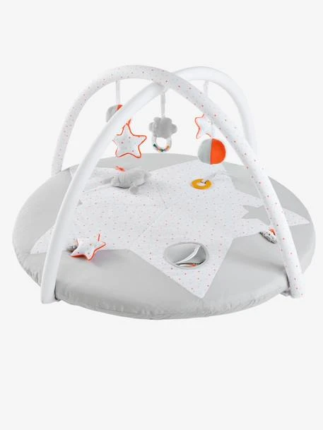 Tapis D'éveil Pluie D'étoiles Blanc Imprimé - Vertbaudet – Image 2