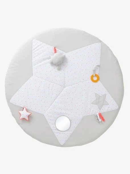 Tapis D'éveil Pluie D'étoiles Blanc Imprimé - Vertbaudet – Image 3