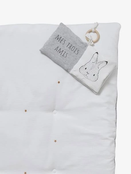 Tapis D'éveil Sans Arche, En Gaze De Coton Bio* MINI COMPAGNIE Gris - Vertbaudet – Image 3