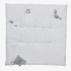 Tapis D'éveil Sans Arche, En Gaze De Coton Bio* MINI COMPAGNIE Gris - Vertbaudet