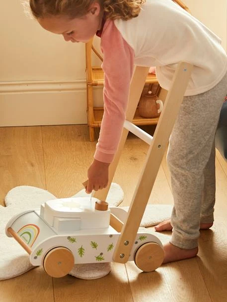 Tondeuse à Gazon En Bois FSC® Blanc - Vertbaudet – Image 3