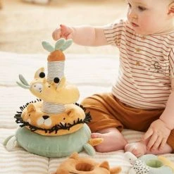 Tour à Empiler En Tissu TANZANIE Multicolore - Vertbaudet