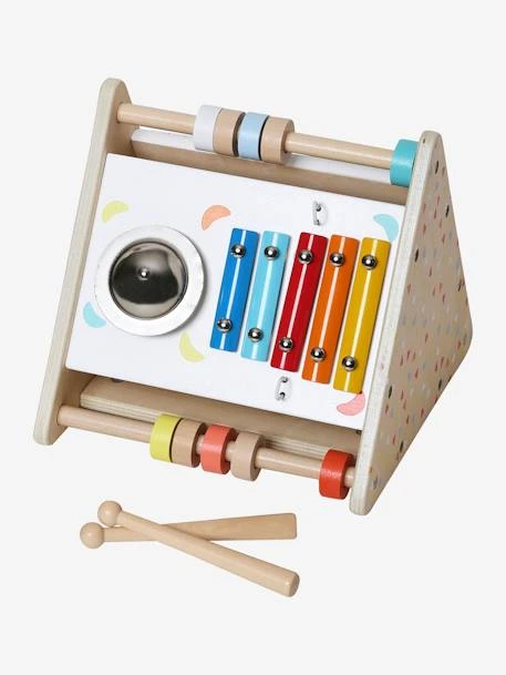 Triangle D'activités Musicales En Bois FSC® Beige - Vertbaudet – Image 5