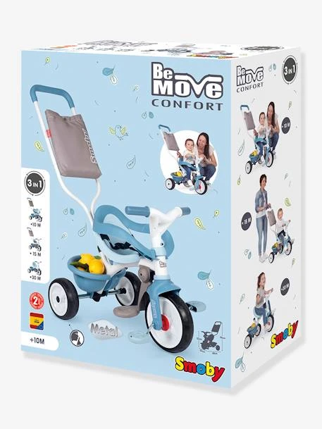 Tricyle Be Move Confort - SMOBY Bleu Ciel - Smoby – Image 2
