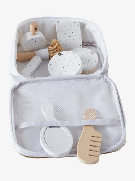 Trousse De Maquillage En Bois FSC® Blanc - Vertbaudet