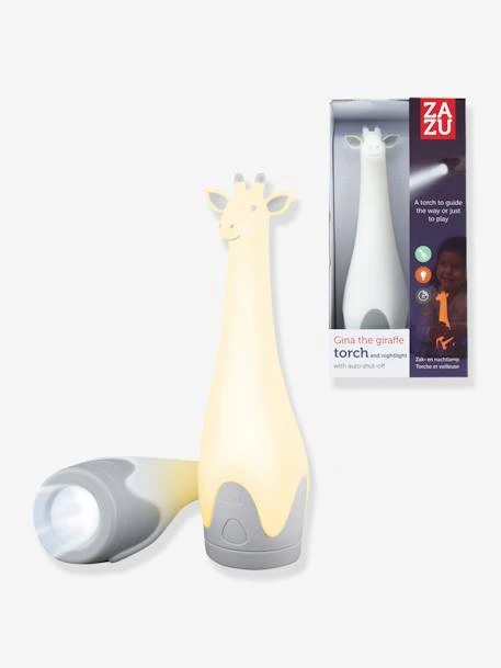 Veilleuse Torche Gina La Girafe - ZAZU Gris - Toutes Les Marques – Image 2