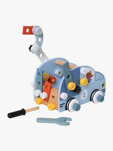 Voiture à Construire Et à Bricoler En Bois FSC® Gris - Vertbaudet – Image 2