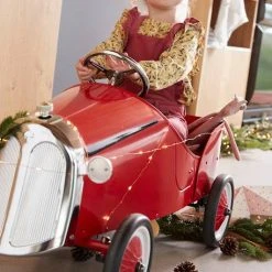 Voiture Porteur à Pédales En Métal Rouge - Vertbaudet